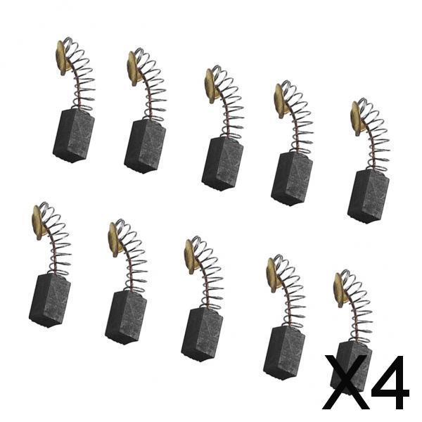 4x10Pcs Carbon Brushes motor brush Repairing Part for Generic Electric Motor
