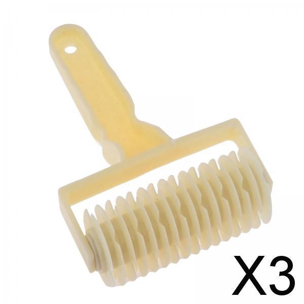 3xPizza Pie Roller Rolling Pins Pastry Lattice Roller Cutter for Cooking Pizza