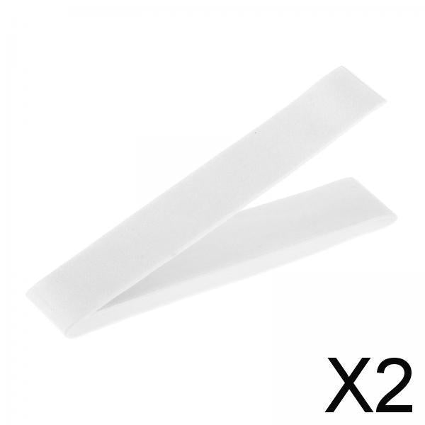 2xBadminton Tennis Racket Head Protector Sticker Frame Protective Tapes Guard White