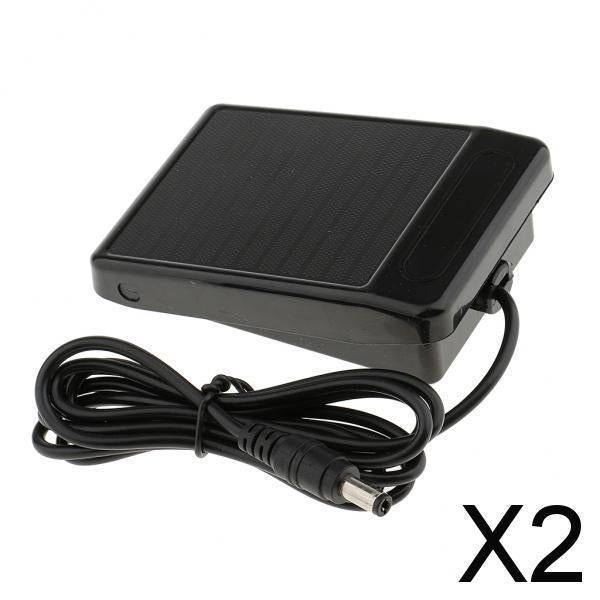 2x Plastic Nail Art Foot Pedal for Electric Nail Art File Drill Bits Machine