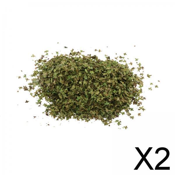 2xRealistic Miniature Leaves Simulation Leaves for Train DIY Mini Model Layout Summer Green