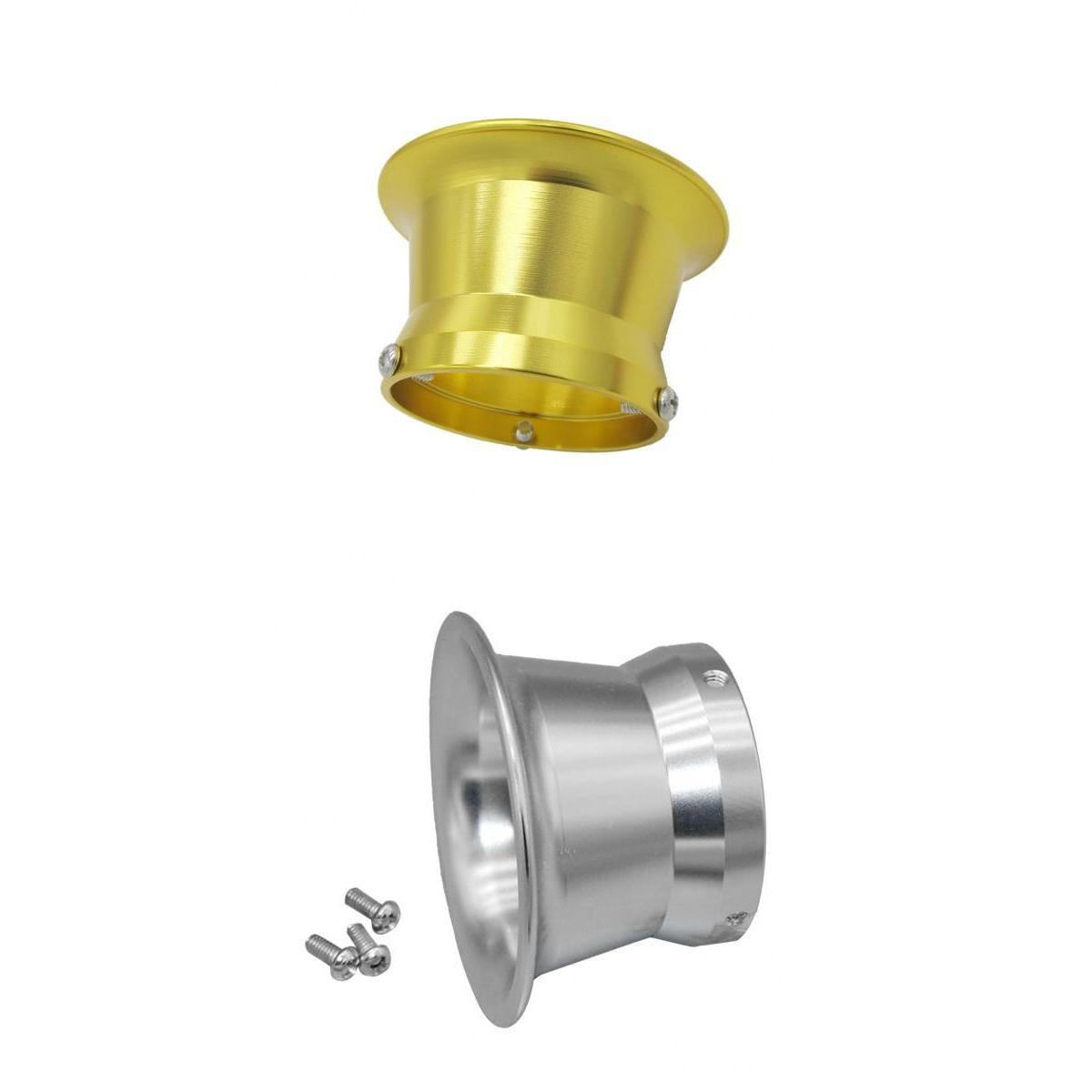 50mm Air Filter Interface Cup for 24/26/28/30mm Motorcycle Carb Silver Gold