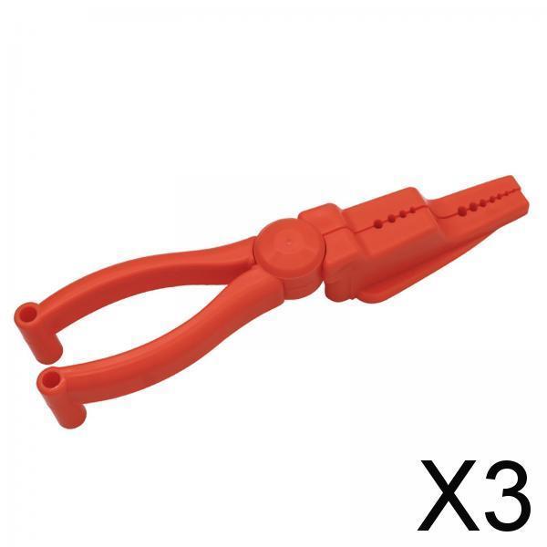 3xNail Holder Pliers Screw Nails Fixer Tool Portable Nail Holder for Hammering Orange