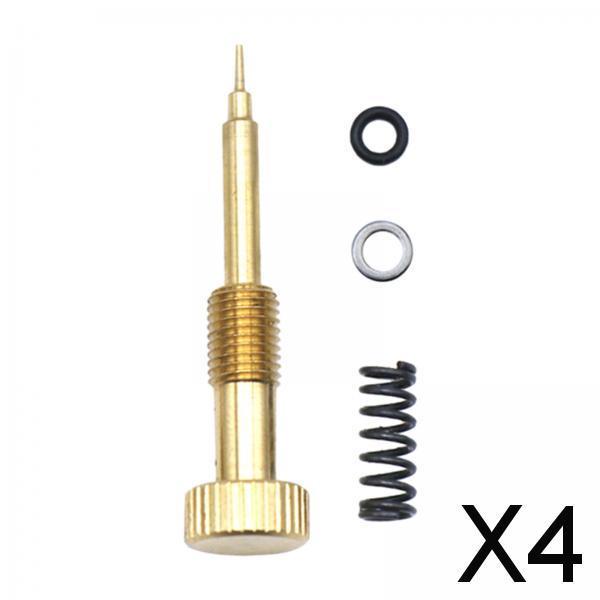 4xAir Fuel Mixture Screw Spare Parts Carb Kit for Keihin Cvk34/36/40 CV40 42mm