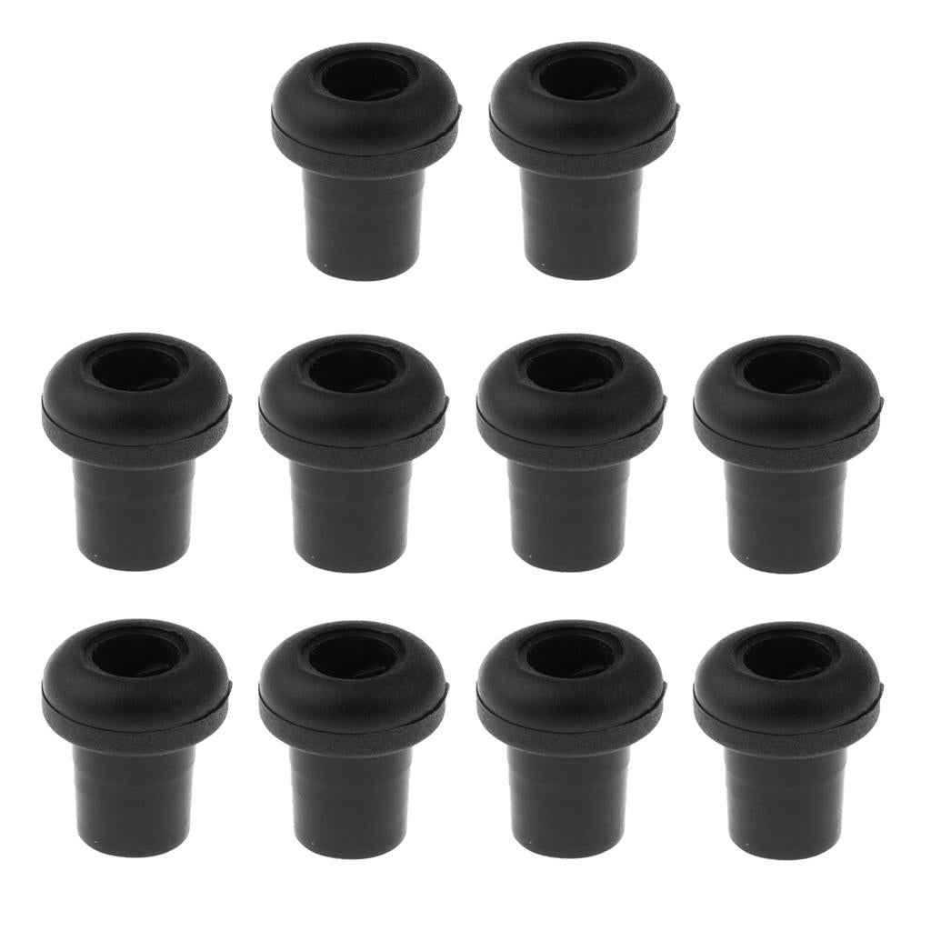 10 Pieces Durable Plastic Tube Plug For Table Soccer Foosball Table