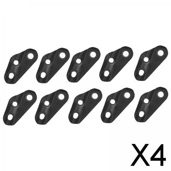 4x10x Wind Rope Buckles guyline Triangle Plastic Buckle Fixing for Tentorial