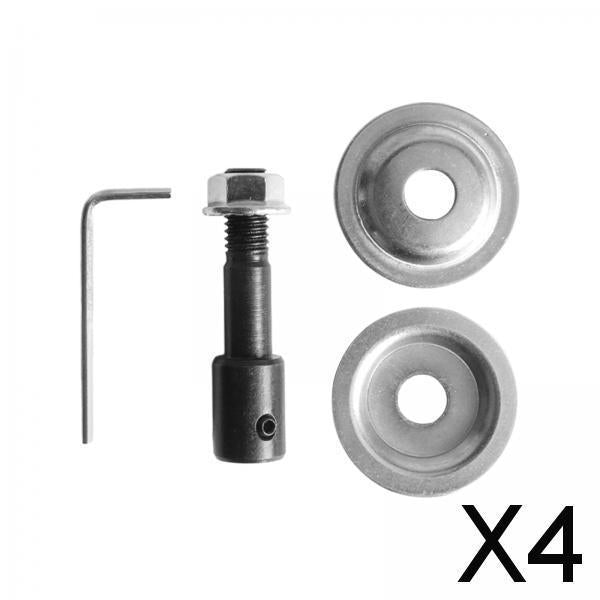 4xGrinding Wheel Shaft Buffing Arbor Threaded Shaft for Hair Wheel Fiber Wheel 5mm 85g