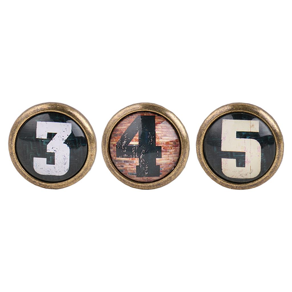 3Pcs Vintage Cabinet Door Drawer Bin Dresser Handle Pull Knob Hardware #2