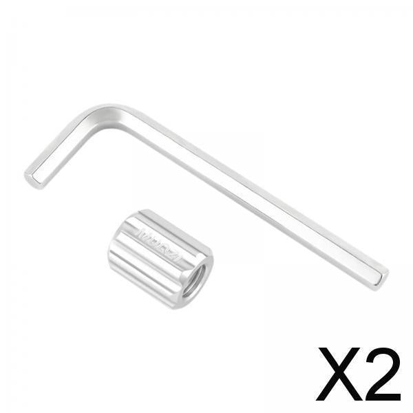 2xMountain Bike Crank Arm Removal Tool Bicycle Crank Install Durable Road Bike Silver