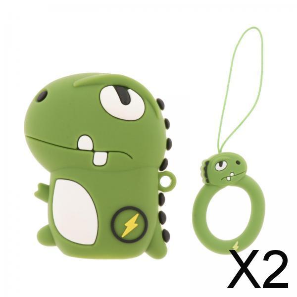 2xFlexible Car Key Fob Cover Case Car Accessory Dustproof Waterproof Cute 7.4cmx5.3cm