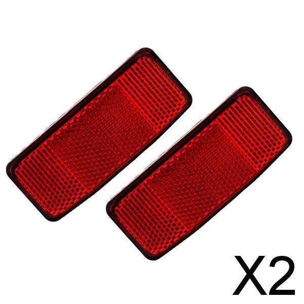 2x2Pcs Bike Reflectors for Night Riding Mountain Road Bikes Bicycle Reflectors