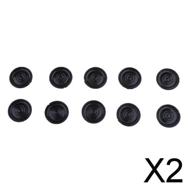2x10Pcs 28mm 8ohm 0.5W Audio Speaker Stereo Woofer Loudspeaker Trumpet Horn
