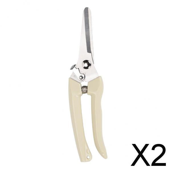 2xGarden Pruning Shears Pruners Secateurs Plant Cutter Scissor Hand Tools
