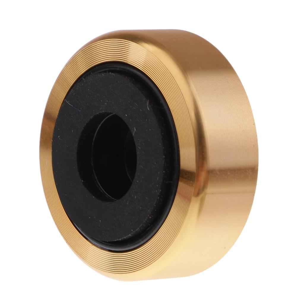 30x11mm Aluminum Plastic Speaker AMP Isolation Feet Pad Stand Base Gold