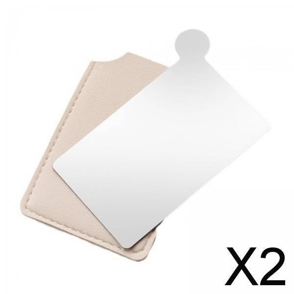 2xCosmetic Mixing Palette Mixing Mixing Palette for Nail Art Pigment Lip Color Palette with Cover