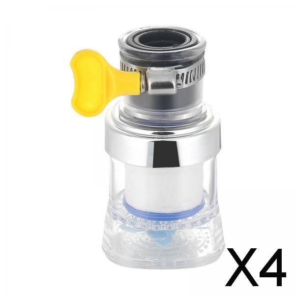 4xFaucet Adapter Anti Universal for Home Sink Replacement Nozzle