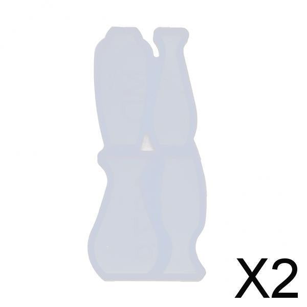 2x1 Piece Screen Silicone Molds, Crystal Drop Silicone Mold