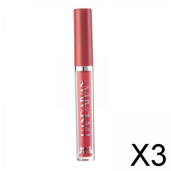3xMatte Nude Liquid Lipstick Waterproof Makeup Durable Cosmetics 02