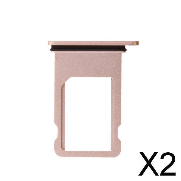 2xSIM Card Tray Slot Holder Replacement Part For Apple iPhone 8Plus Gold
