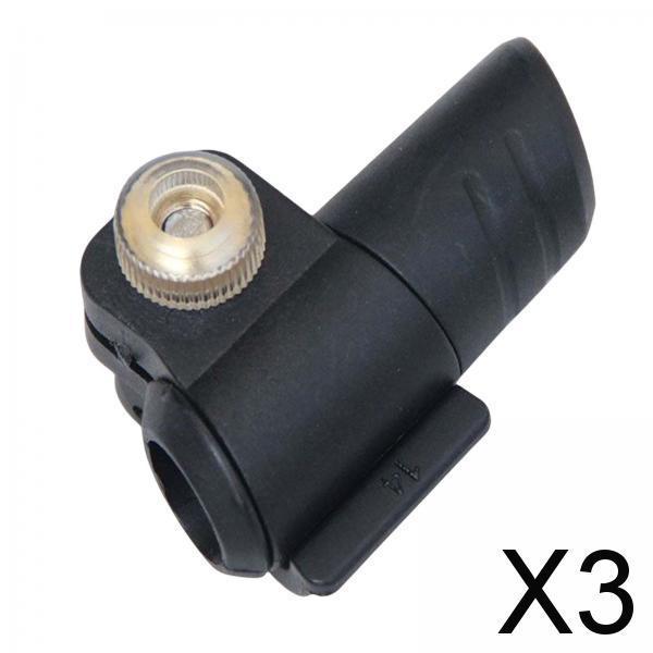 3xWalking Stick Lock Walking Pole Flip Lock Black for Snowshoeing Hiking 14 Oblique Caliber