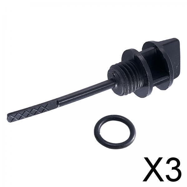 3xABS Scooter Moped Engine Oil Tank Level Gauge Dipstick Replace 2.55inch