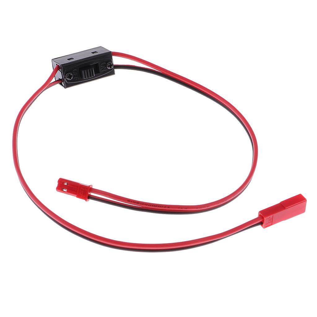 4xOn Off Switch Connector Plug JST Male Female Wire for RC Li-po Battery ESC