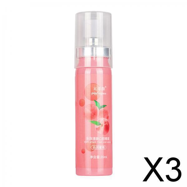 3xPortable Breath Freshener Spray Fights Bad Breath for Office Home Travel