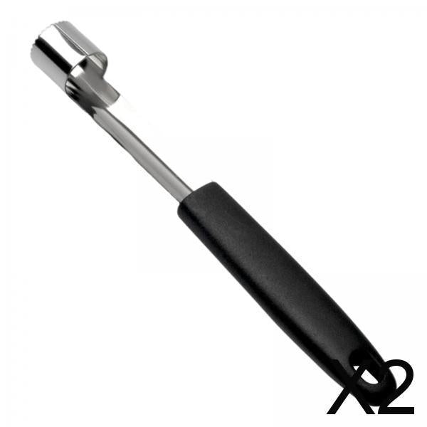 2xStainless Steel Core Remover Fruit Apples Pear Corer Easy Twist Kitchen Tool