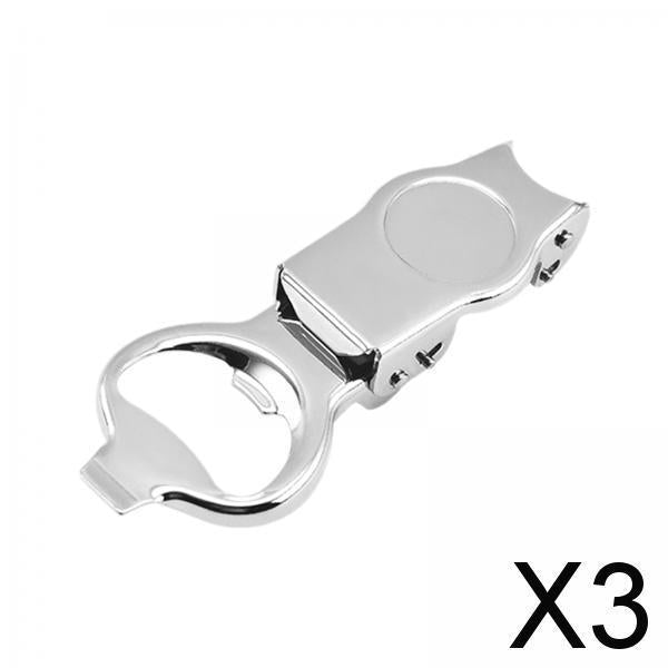 3xFolding Bottle Opener Easy Opening Jars Lid Remover for Picnic Camping Hotel