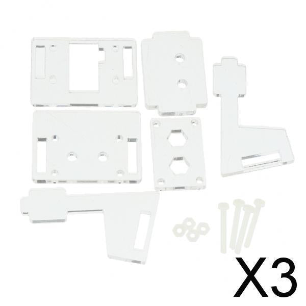 3xAdjustable Acrylic Camera Mounting Bracket Holder Support for Raspberry Pi
