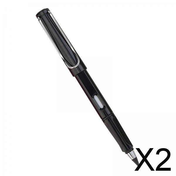 2xMultifunctional Inkless Pencils Erasable Pencil for Students Drawing Black