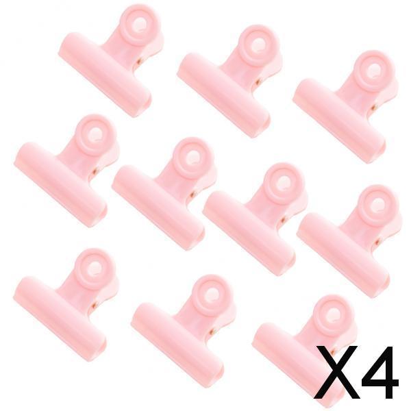 4xMetal Clips Pink