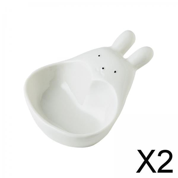 2xSoy Sauce Dish Household Cute Condiment Container for Picnic Restaurant