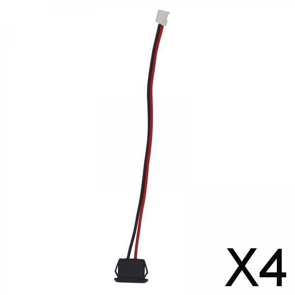 4xUSB C Connector Female Socket Power Cable to 2 Pin Wire Accessory 3A Current Black