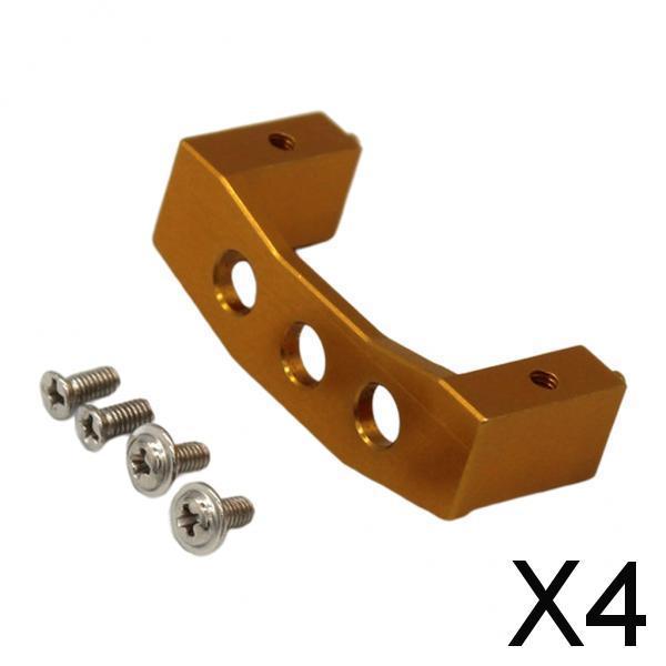 4xRC Steering Servo Mount Bracket for WLtoys 144001 RC Model Car Part Gold