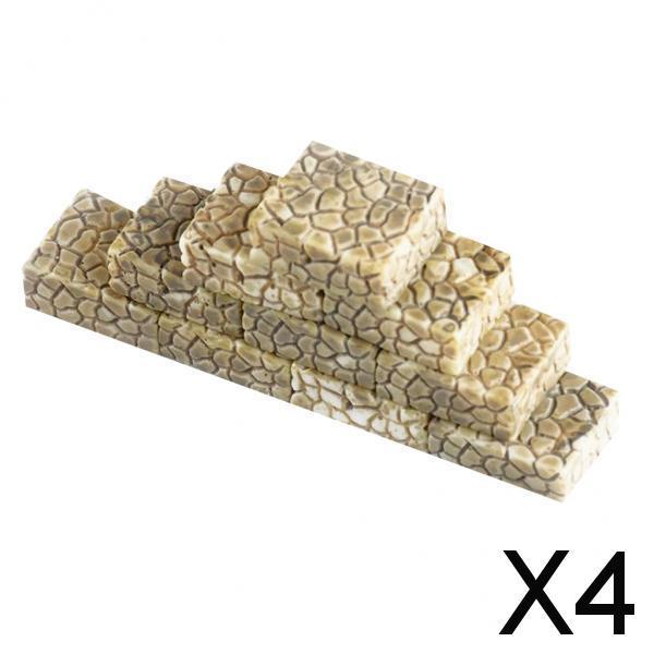 4x10 Pieces Stairs Miniature Doll House Fairy Garden Home Sandtable DIY