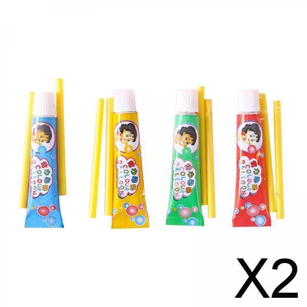 2xDouble Sided Tape Kids Toy Interactive Colorful Removable for Party Yard 4Pcs 7g