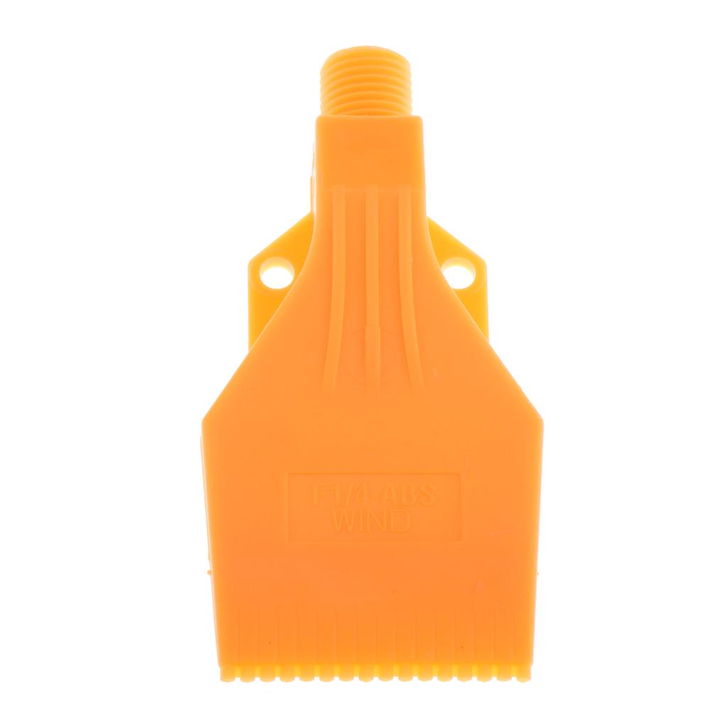 1/4" Thread Flat Wind Jet Air Blowing Nozzle Spray 2 Holes
