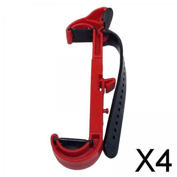 4xCar Steering Wheel Phone Holder Mount for Samsung S21/S20/S10/Note 10 Red