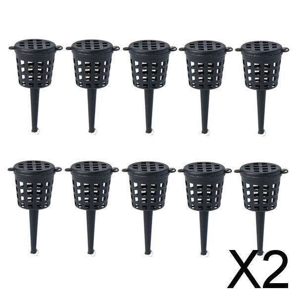 2xFertilizer Basket with Cover Pack of 10 Container Slow Release Organizer Small