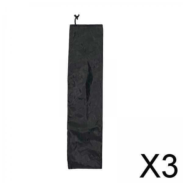 3xTrekking Pole Carrying Bag Adjustable Strap Waterproof Tent Pole Storage Bag 17.5cmx70 cm