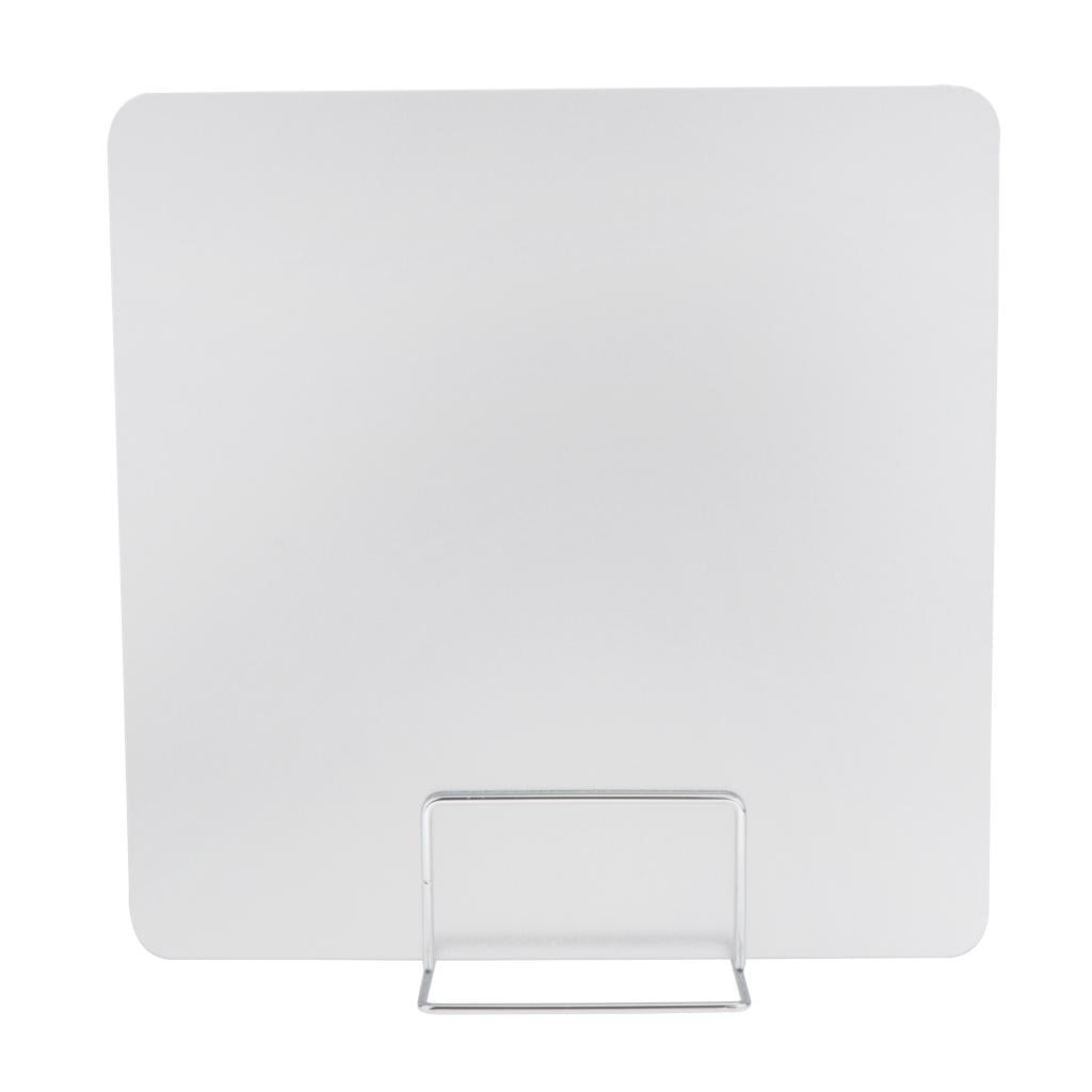 Sneeze Guard Distancing Barrier Desk Shield Portable Lightweight Protect Translucent 40x40cm