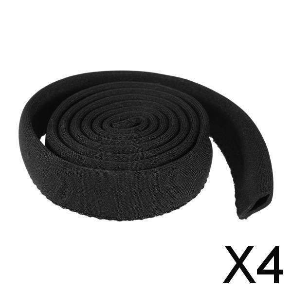 4xHydration Pack Drink Tube Cover for Water Pipe Insulation Cover Drinking Bag Black