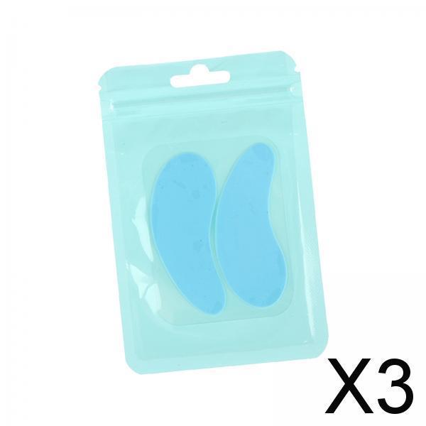 3xEyelash Extension under Eye Pads for Lash Extension Supplies Eyelash Tinting Blue