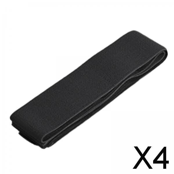 4xCar Trunk Stowing Organizer Belt Band Interior Tape for RV SUV Black 80cm
