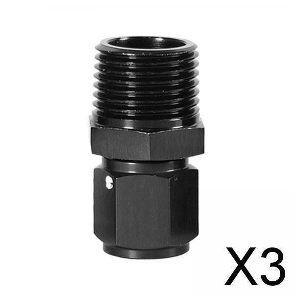 3xPipe Fitting Adapter Male to Female Accessories Replacement Durable AN6 to 1 4NPT