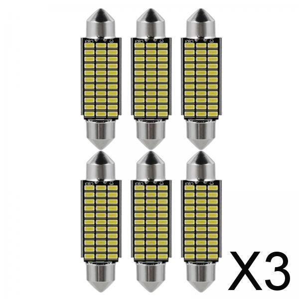 3x6Pcs Vanity Lights for Car Courtesy Light Car Door Light Interior Light Bulb