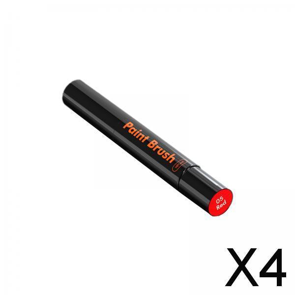 4xCar Touch up Paint Pen Accessory Scratch Remover Erase Car Scratches Durable Red