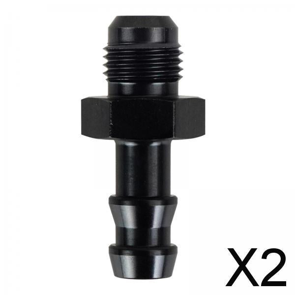 2x6AN to 3/8 Fuel Line Hose Fitting 6AN Male to 3/8in Push on Barbed Connector
