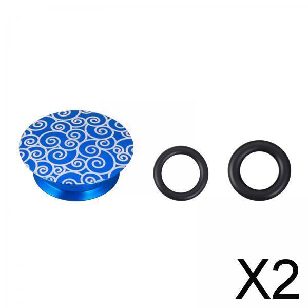 2xCrank Cover Durable for Bicycle Bottom Bracket Crank Repair Tools Blue